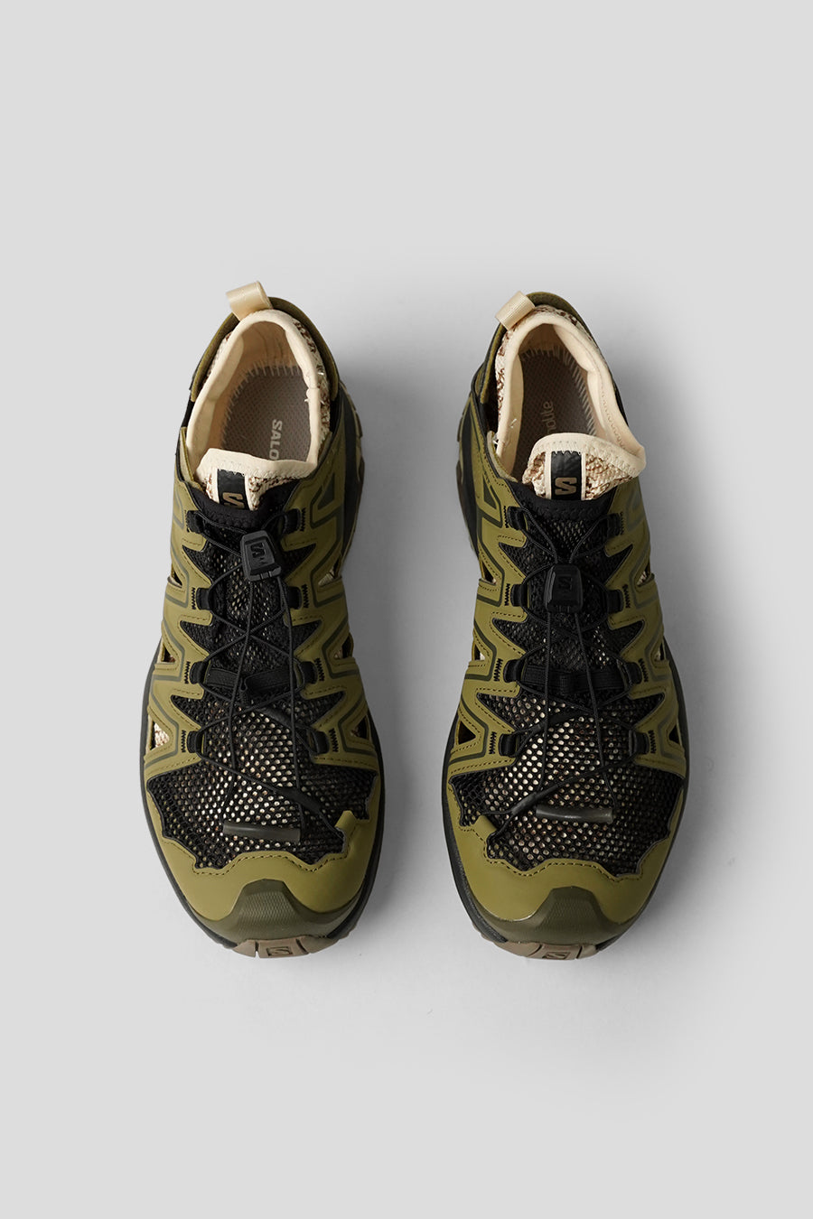 Salomon - SNEAKERS XA PRO 3D MODULAR BLACK, MARTINI OLIVE AND GRAPE LEAF - LE LABO STORE