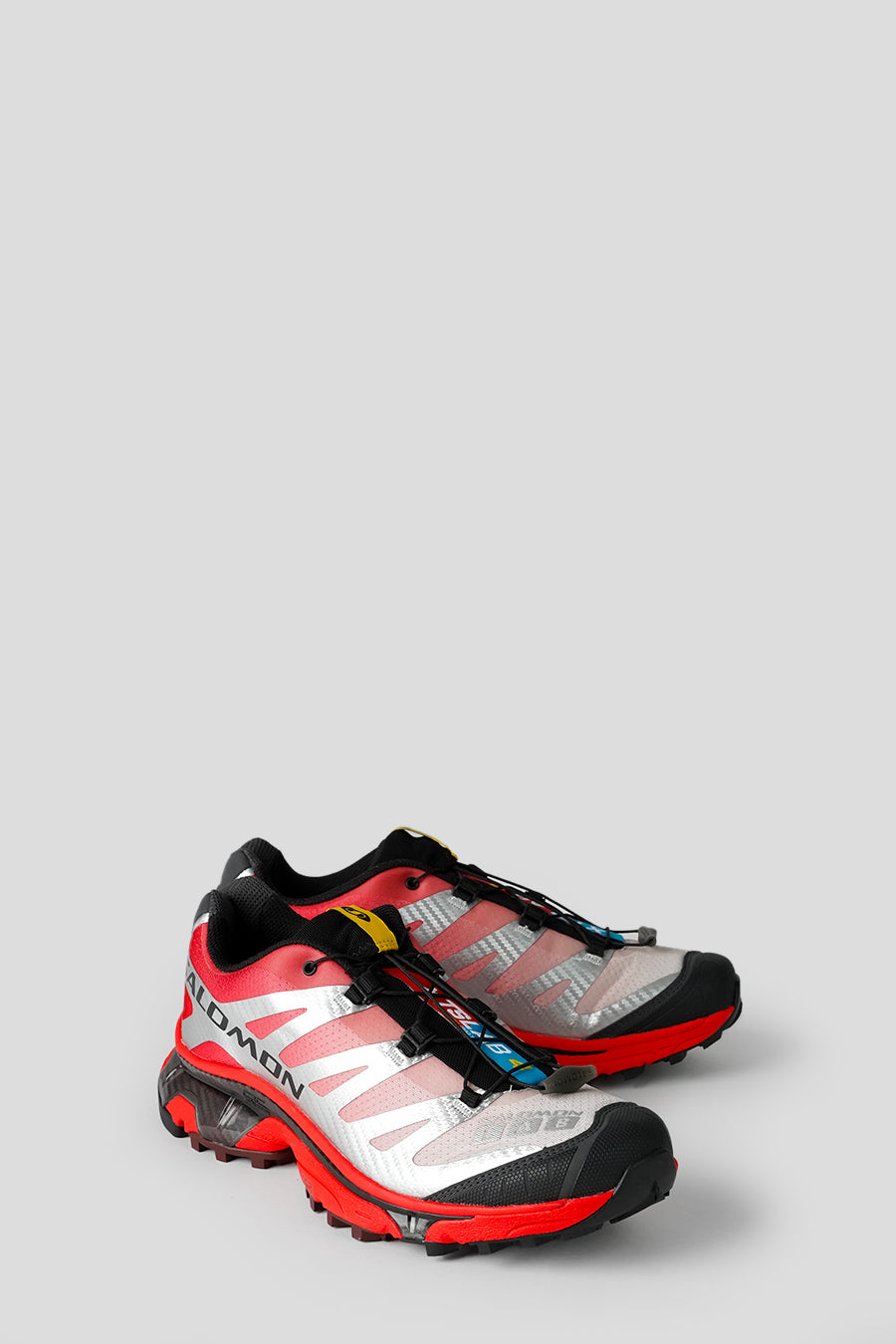 Salomon - SNEAKERS XT-4 OG FTW SILVER, BLACK ET FIERY RED - LE LABO STORE