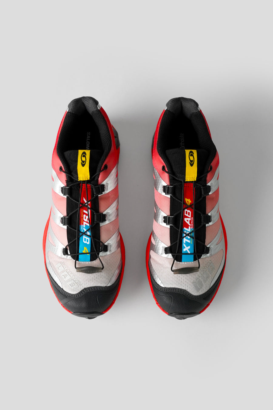 Salomon - SNEAKERS XT-4 OG FTW SILVER, BLACK ET FIERY RED - LE LABO STORE