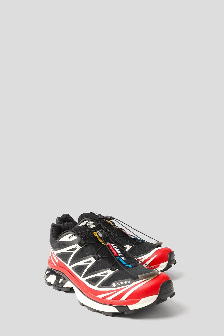 Salomon - SNEAKERS XT-6 GTX BLACK, FLAME SCARLET ET VANILLA ICE - LE LABO STORE