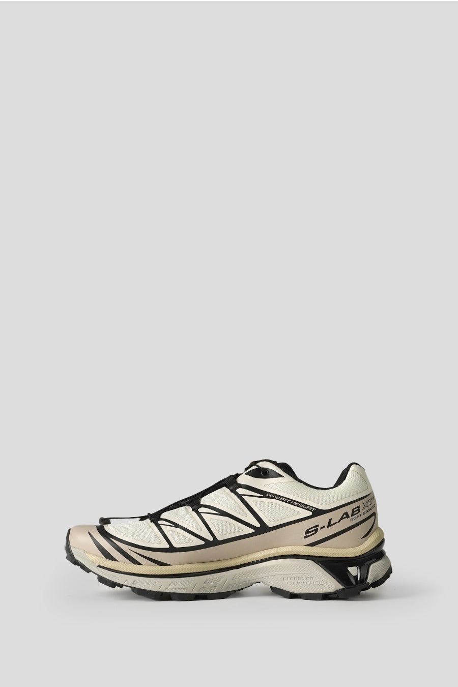 Salomon - VANILLA ICE, BLACK AND SILVER CLOUD XT-6 SNEAKERS - LE LABO STORE