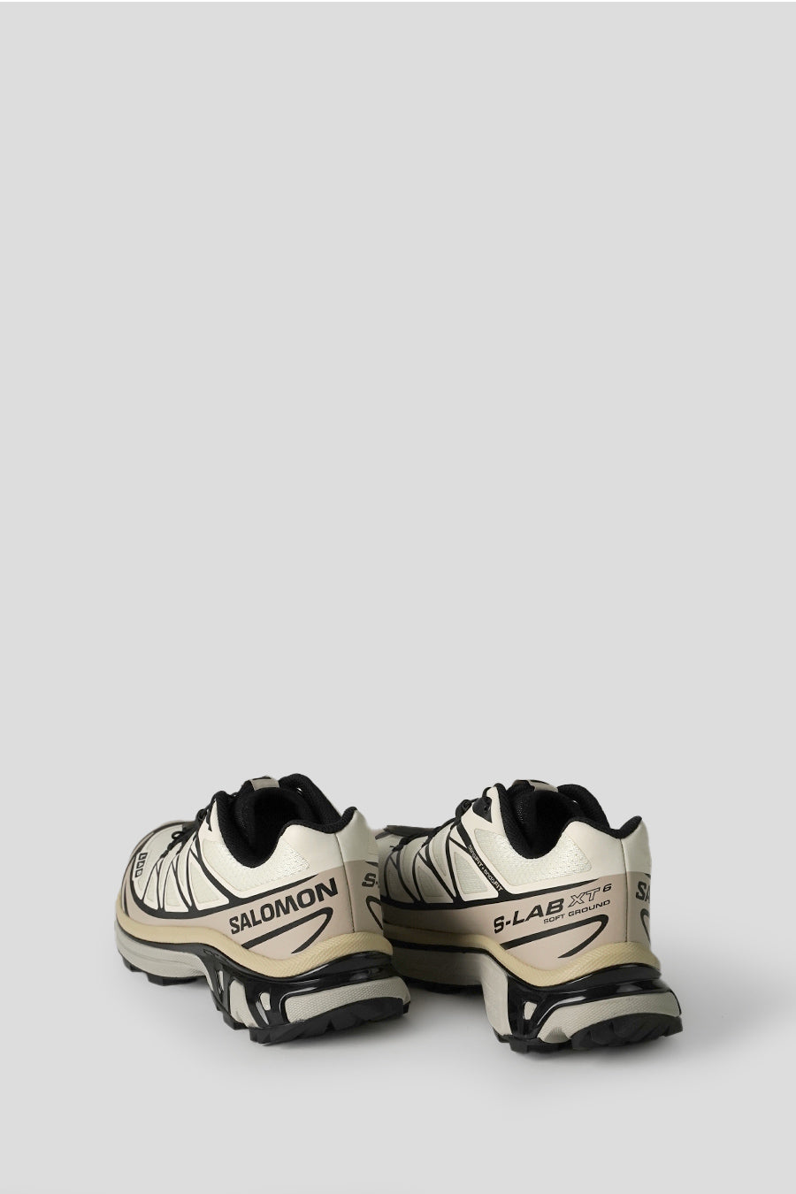 Salomon - VANILLA ICE, BLACK AND SILVER CLOUD XT-6 SNEAKERS - LE LABO STORE