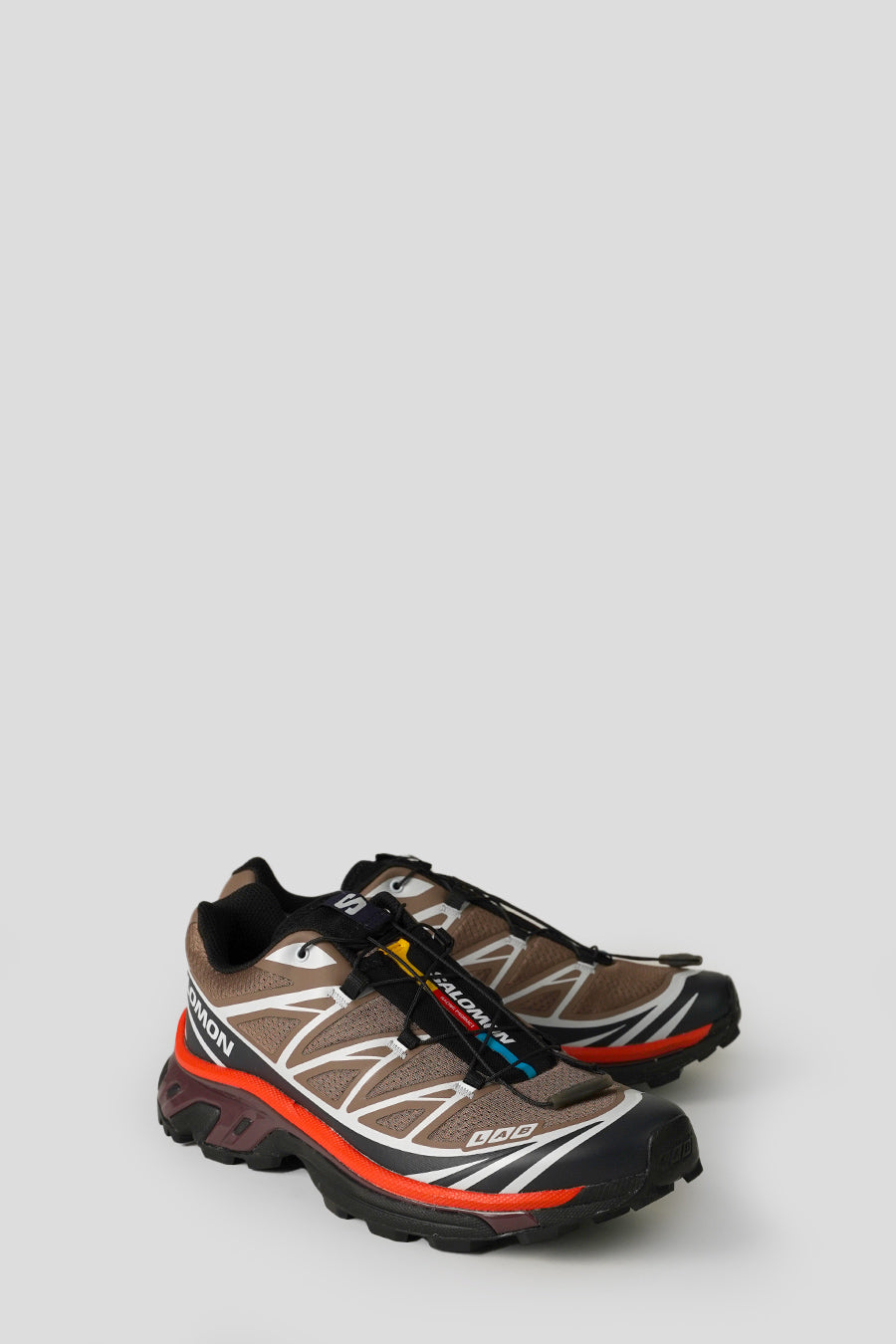 Salomon - WALNUT, MARITIME BLUE AND HUCKLEBERRY XT-6 SNEAKERS - LE LABO STORE