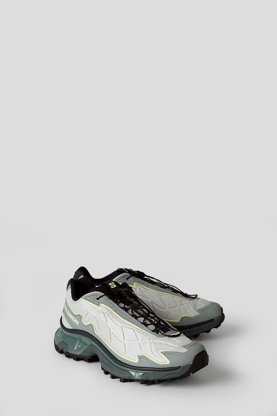 Salomon - SNEAKERS XT-SLATE GRAY VIOLET, MONUMENT ET LIME CREAM - LE LABO STORE