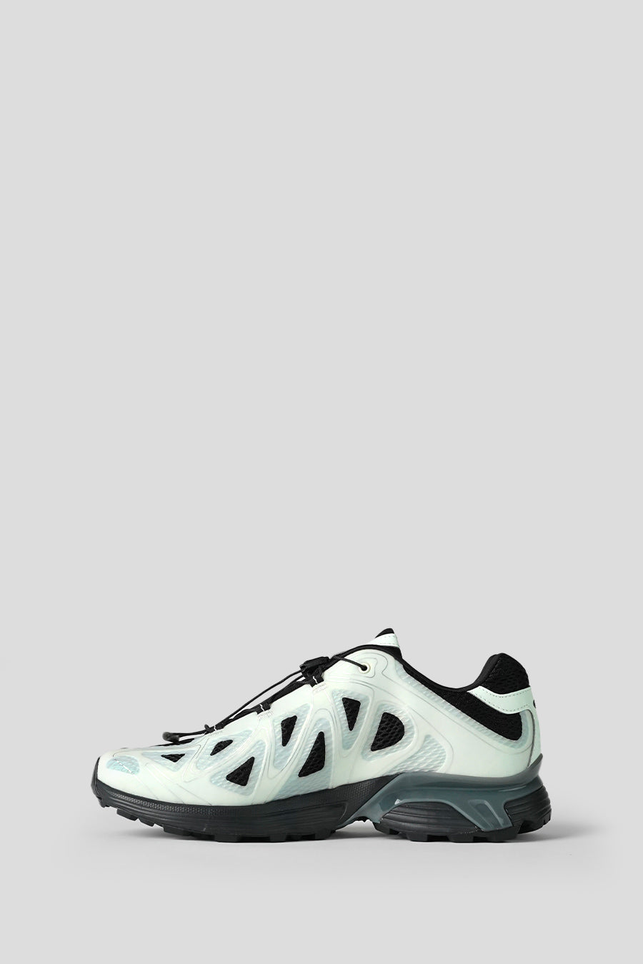 Salomon - BLACK, CLEARLY AQUA AND CASTLEROCK XT-WHISPER VOID SNEAKERS - LE LABO STORE