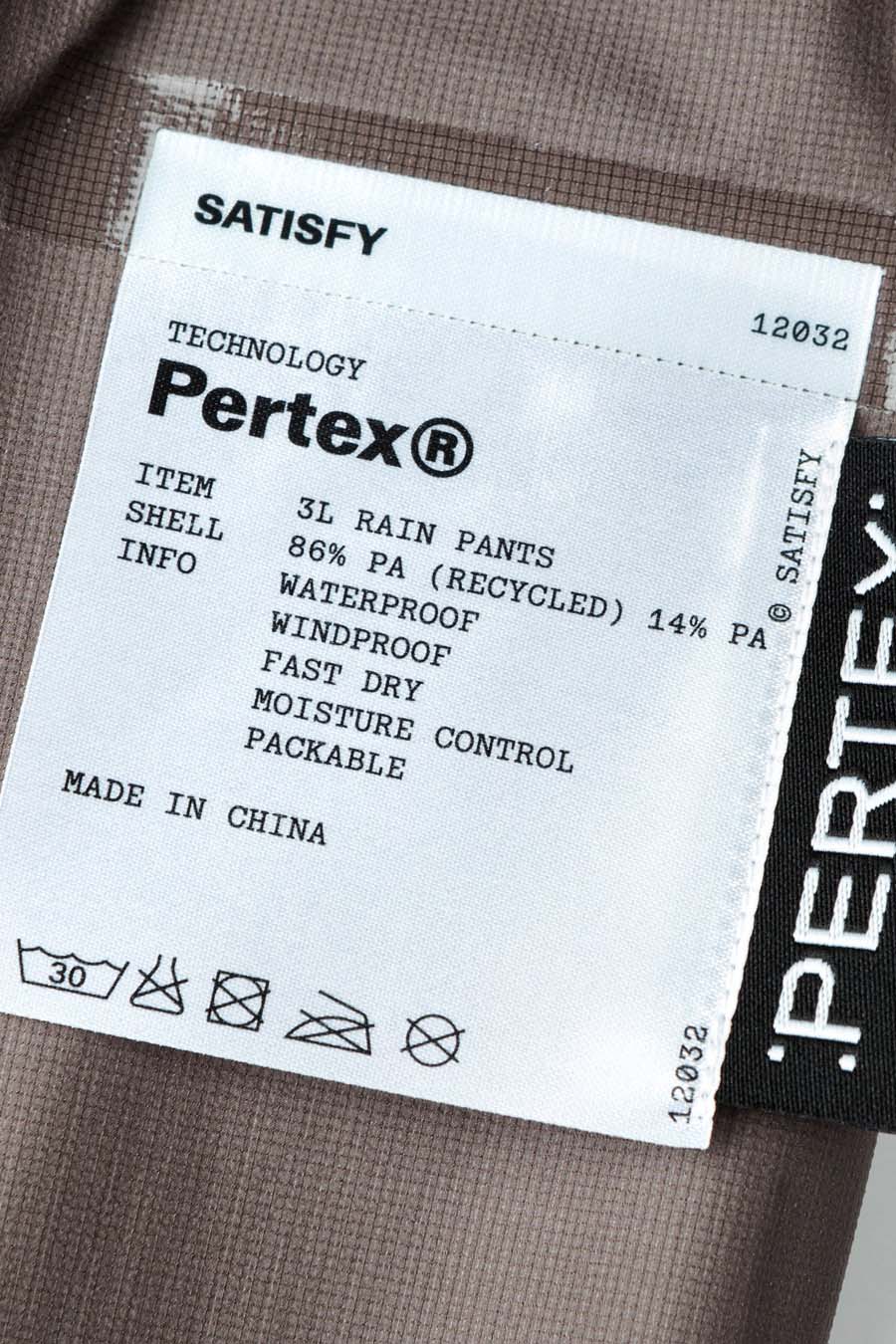 SATISFY - PANTALON PERTEX 3L RAIN FALCON - LE LABO STORE