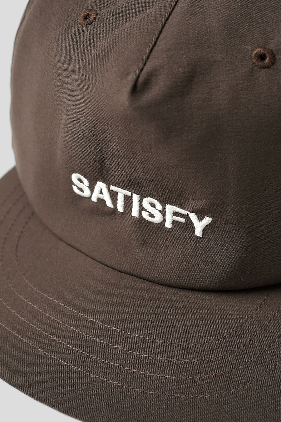 SATISFY - BROWN PEACESHELL 5 PANEL PINCH CAP - LE LABO STORE