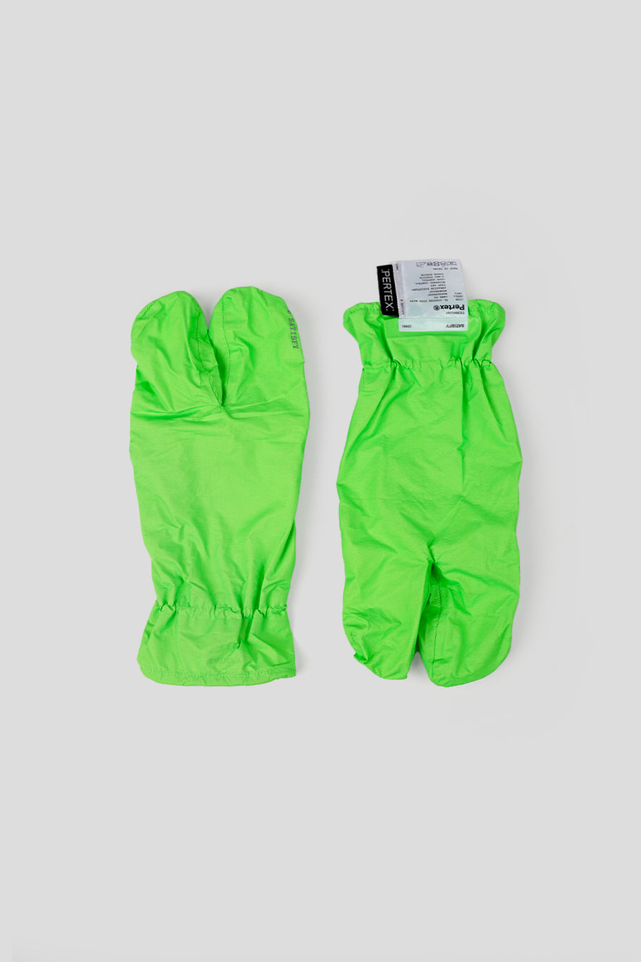 SATISFY - GANTS PERTEX 3L LOBSTER OVER MITTS VERTS NÉON - LE LABO STORE