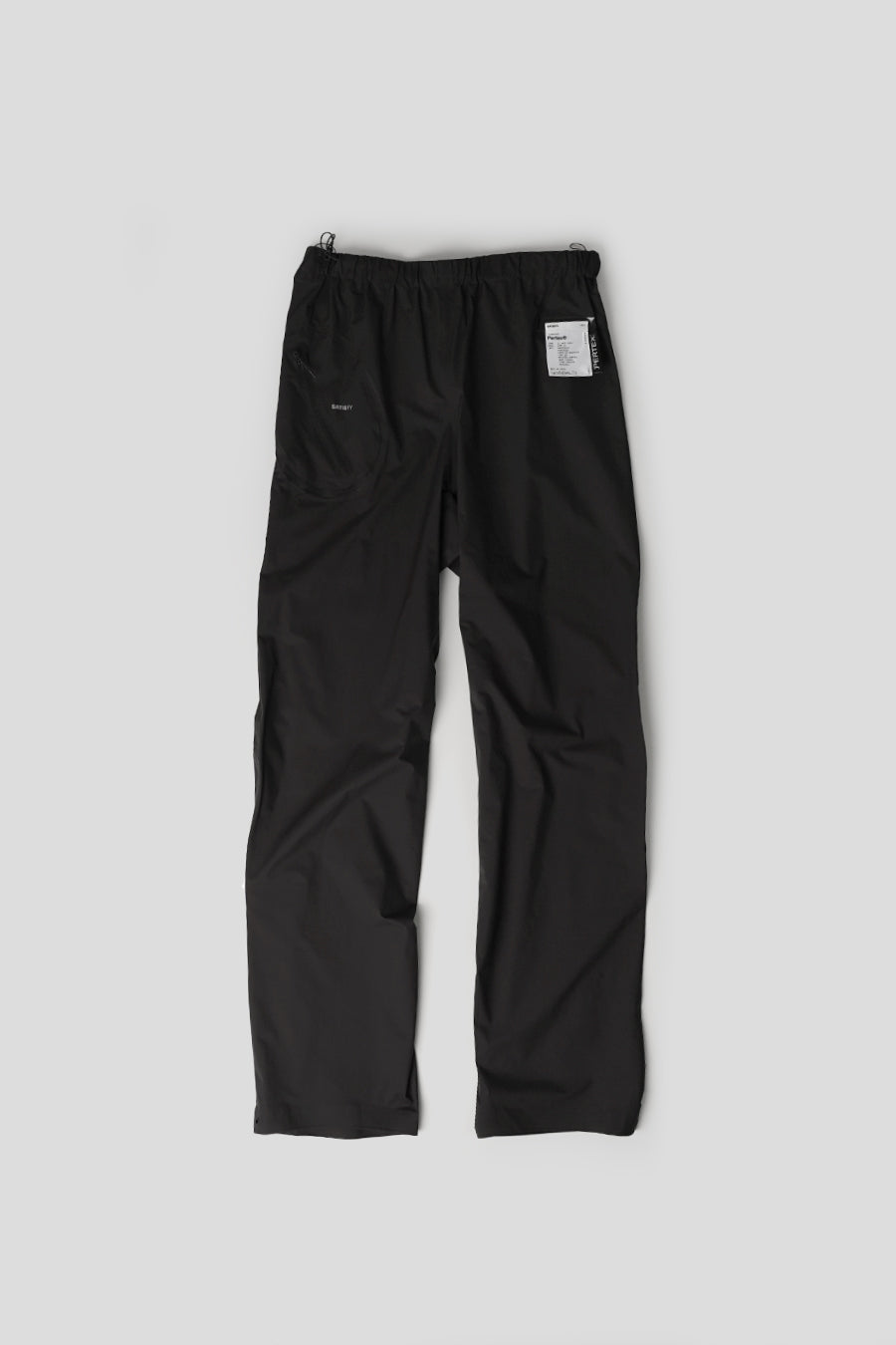 SATISFY - BLACK PERTEX 3L RAIN PANT - LE LABO STORE