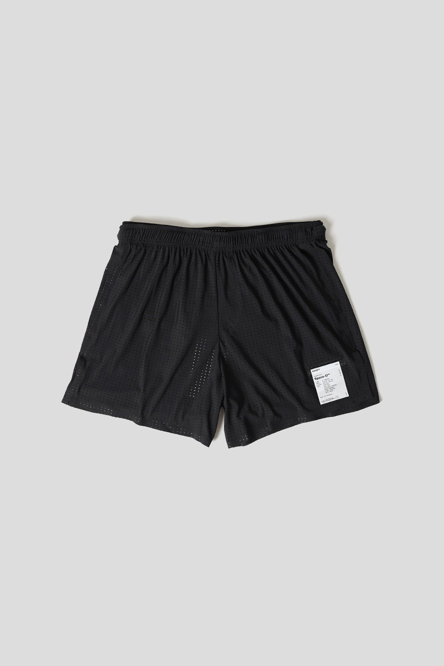 SATISFY - BLACK SPACE-O 5 SHORTS - LE LABO STORE