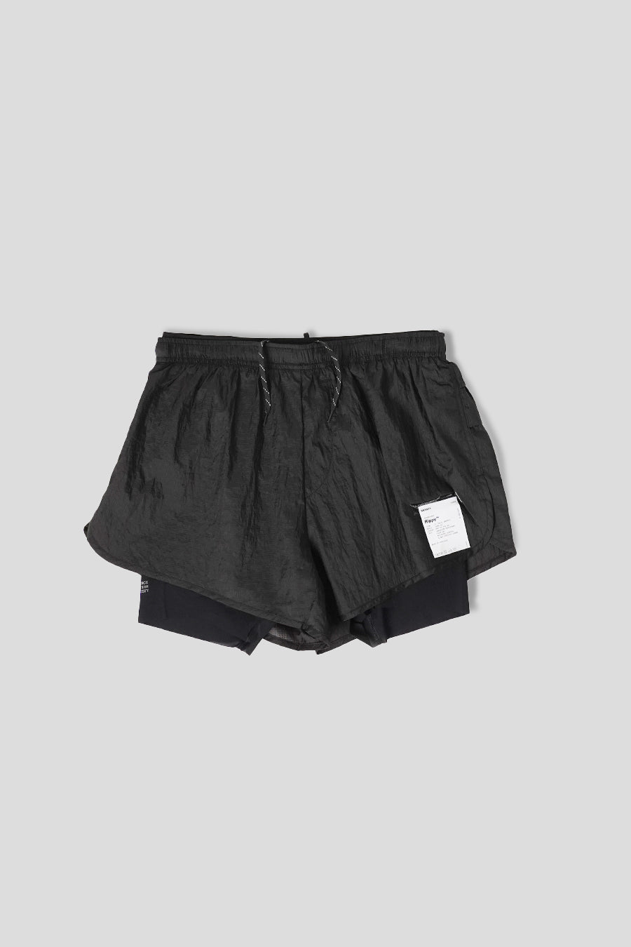 SATISFY - BLACK RIPPY 3 TRAIL SHORT  - LE LABO STORE