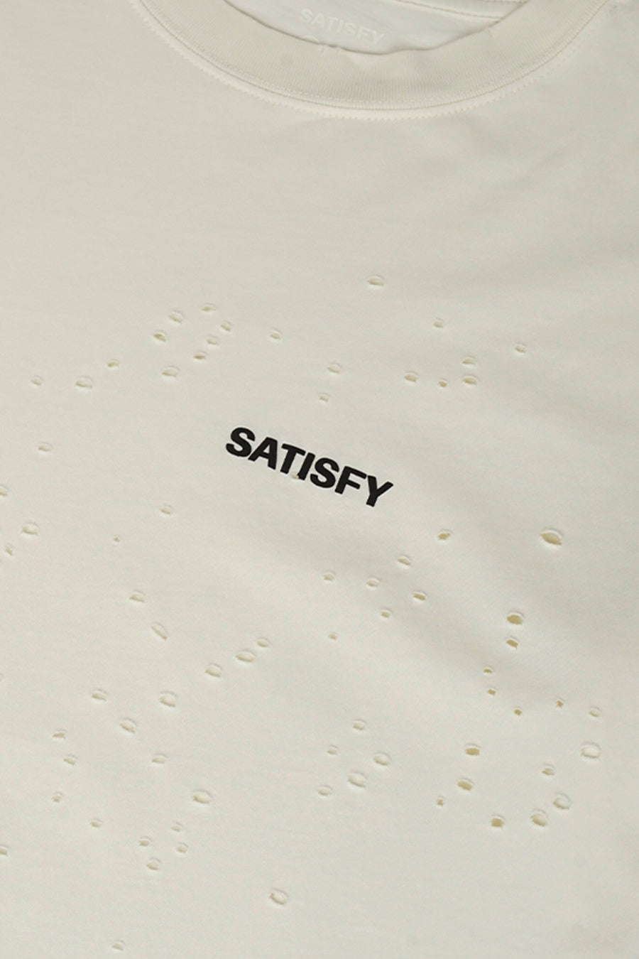 SATISFY - OFFWHITE MOTH TECH T-SHIRT - LE LABO STORE