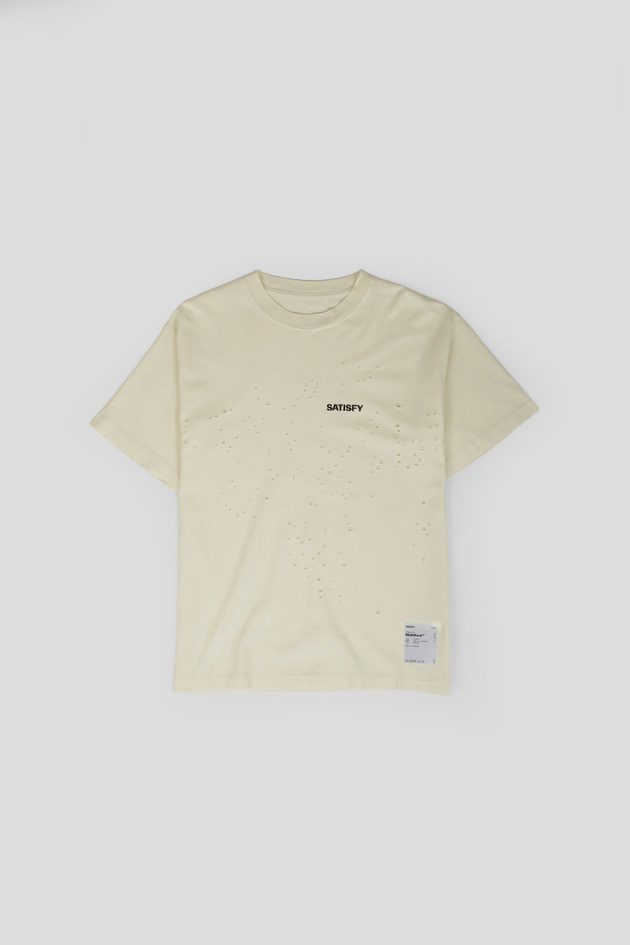 SATISFY - OFFWHITE MOTH TECH T-SHIRT - LE LABO STORE
