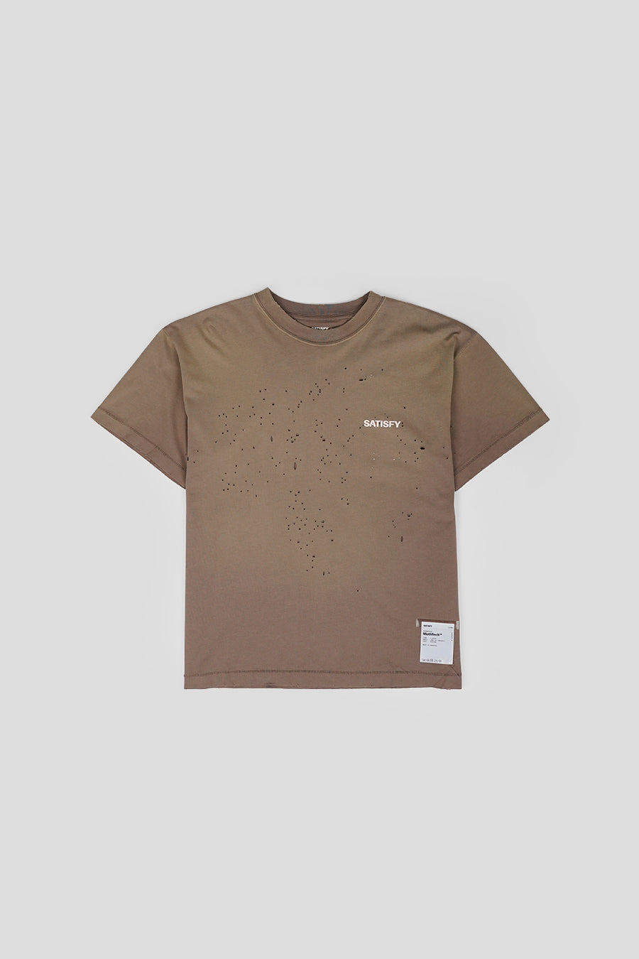 SATISFY - BROWN MOTH TECH T-SHIRT - LE LABO STORE