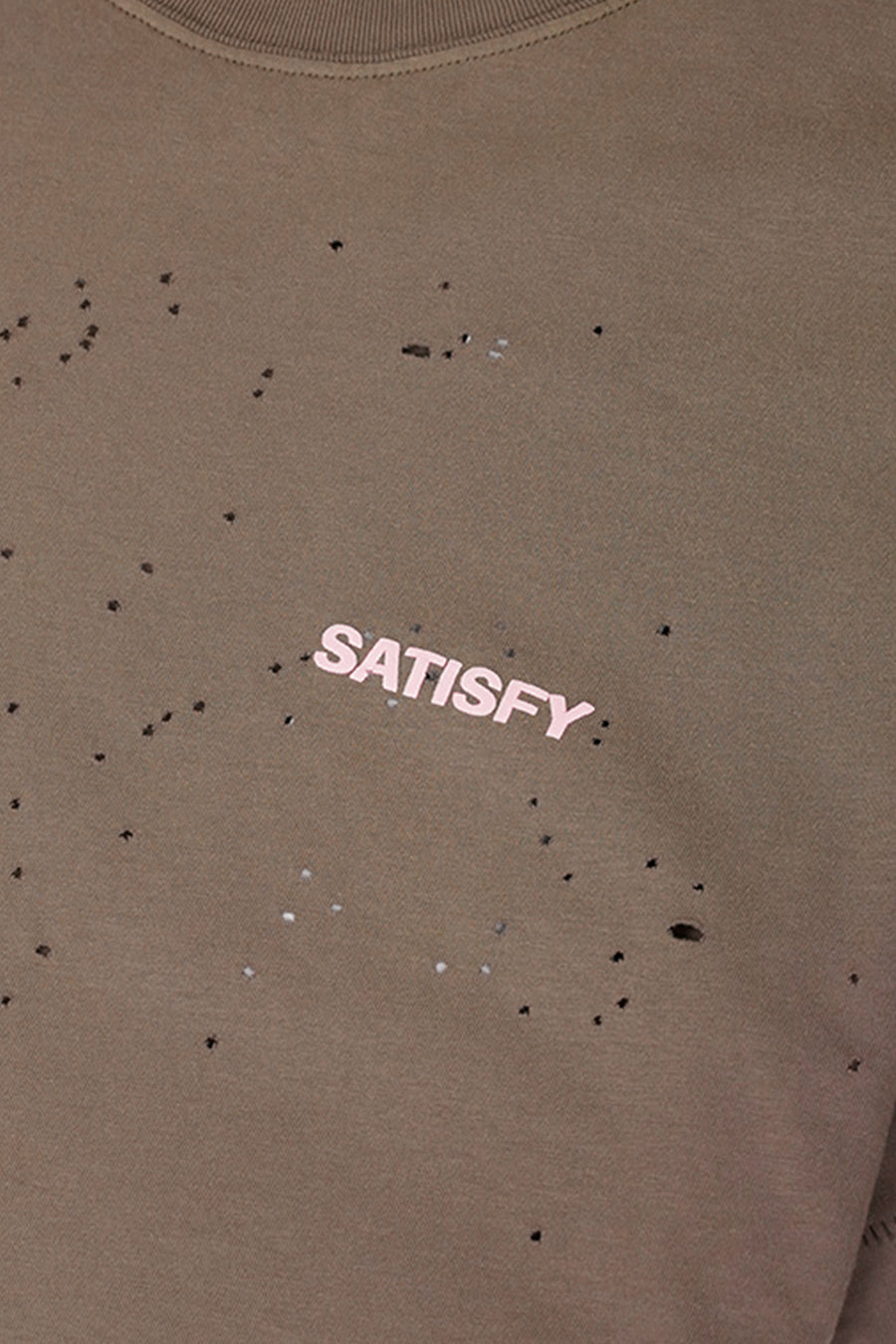 SATISFY - BROWN MOTH TECH T-SHIRT - LE LABO STORE