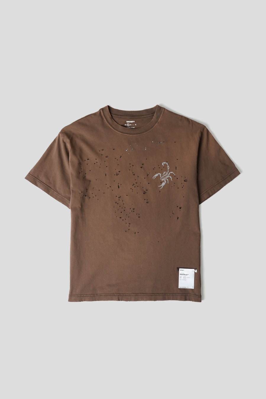 SATISFY - BROWN MOTHTECH LOGO T-SHIRT - LE LABO STORE