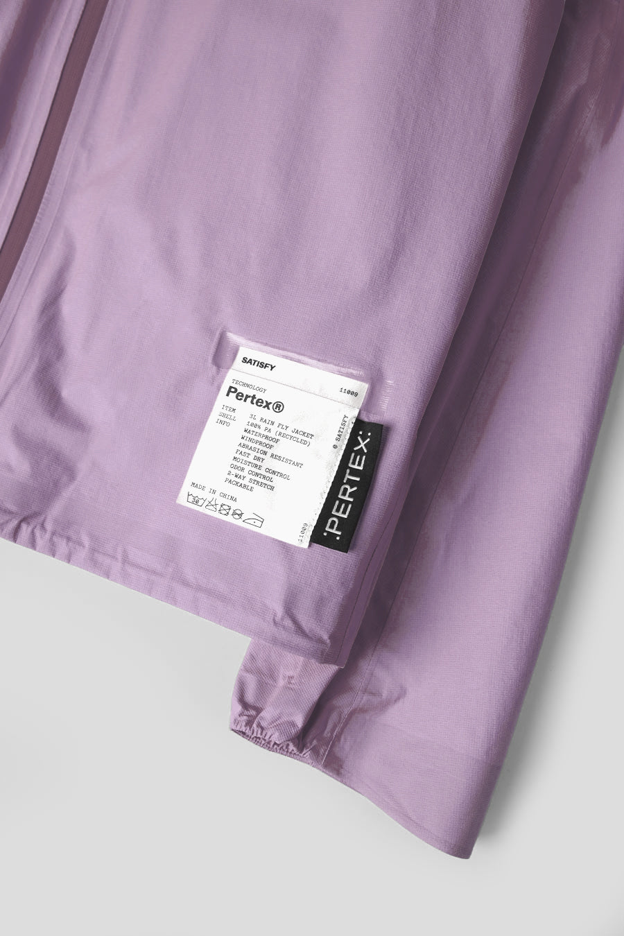 SATISFY - VESTE PERTEX 3L FLY RAIN DUSK - LE LABO STORE