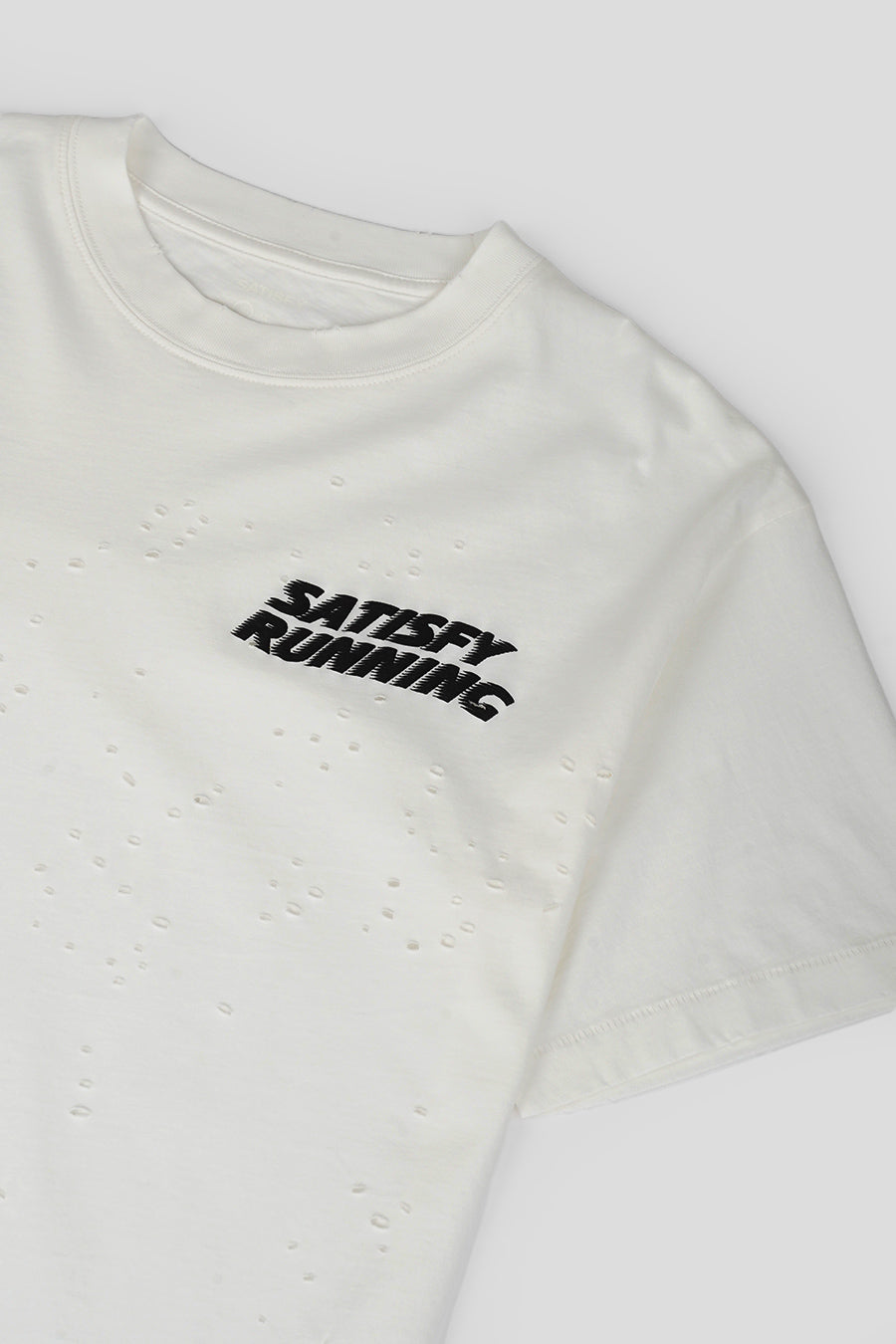 SATISFY - OFFWHITE MOTH TECH RUNNING T-SHIRT - LE LABO STORE