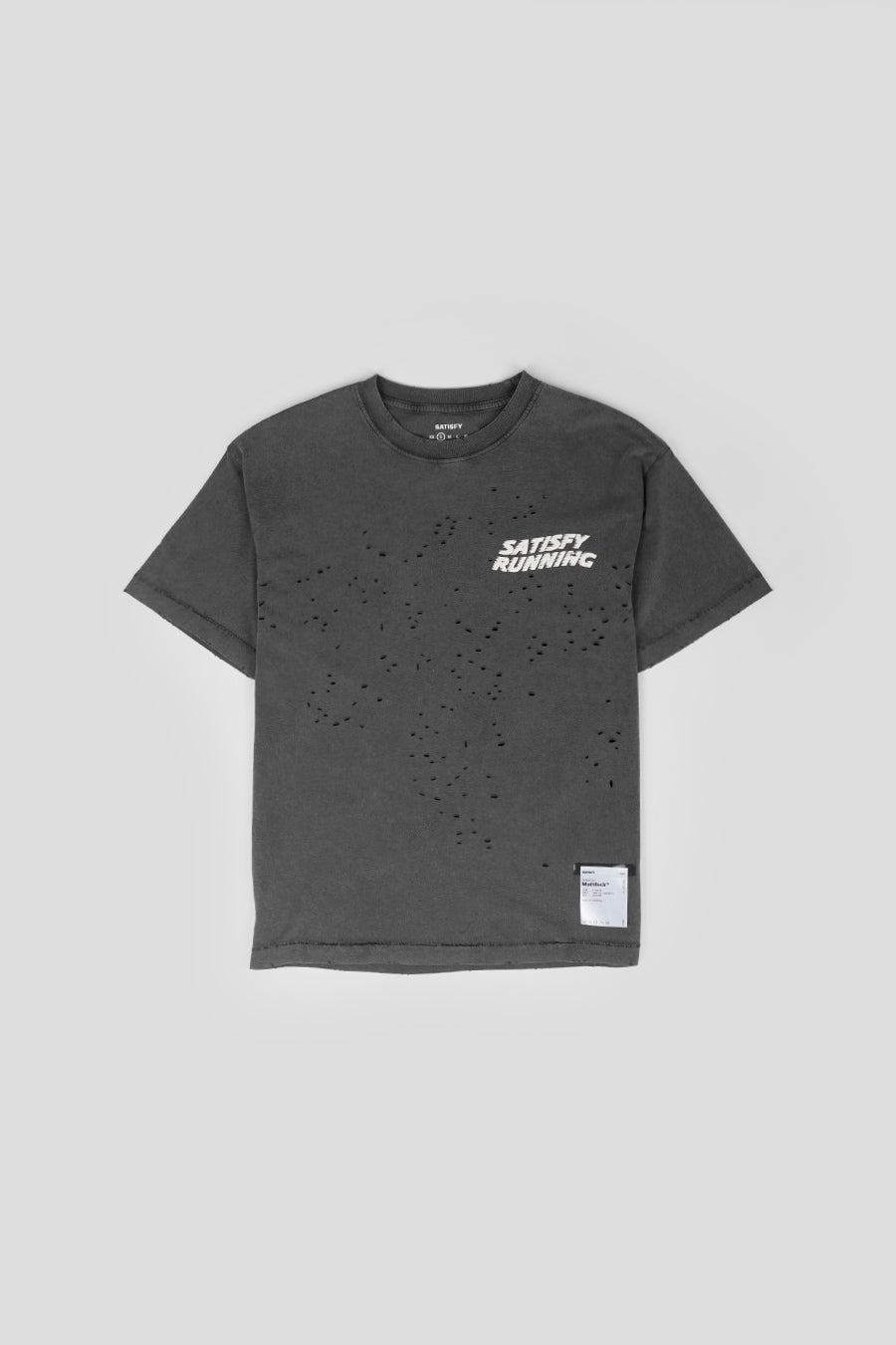 SATISFY - BLACK MOTH TECH RUNNING T-SHIRT - LE LABO STORE