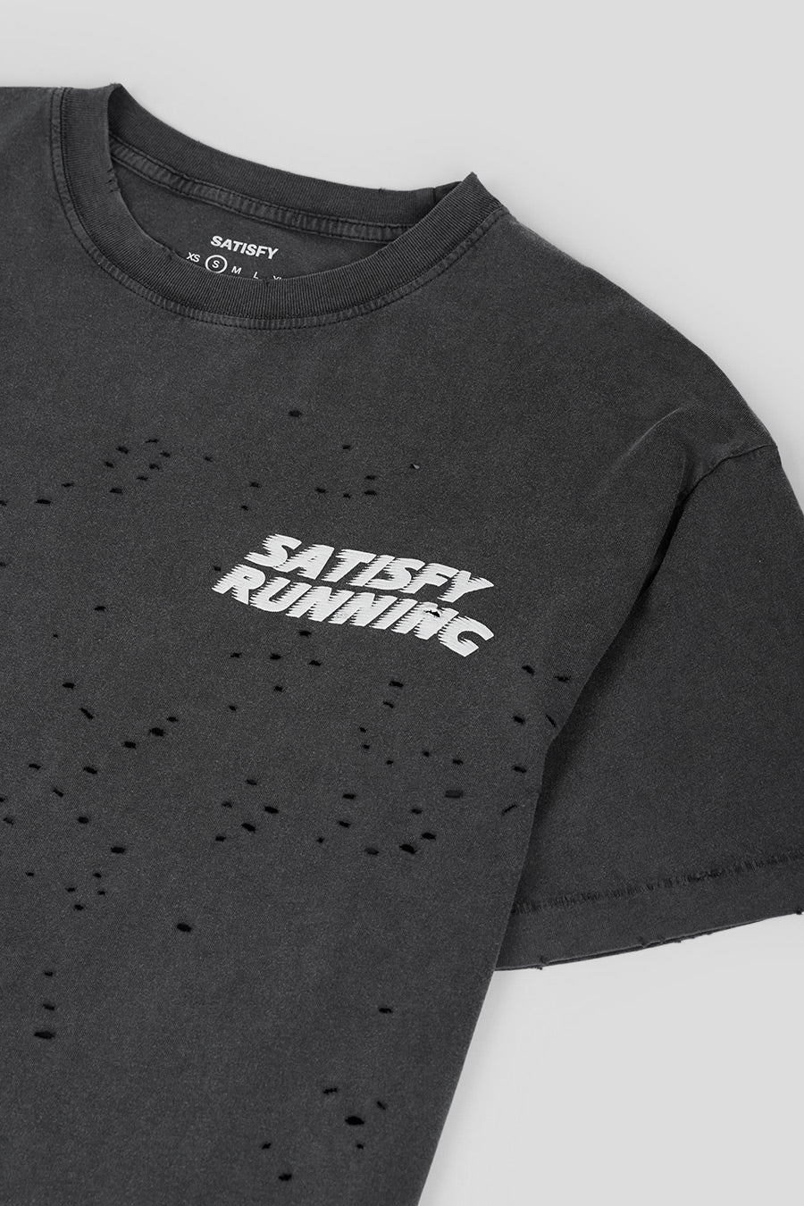 SATISFY - BLACK MOTH TECH RUNNING T-SHIRT - LE LABO STORE