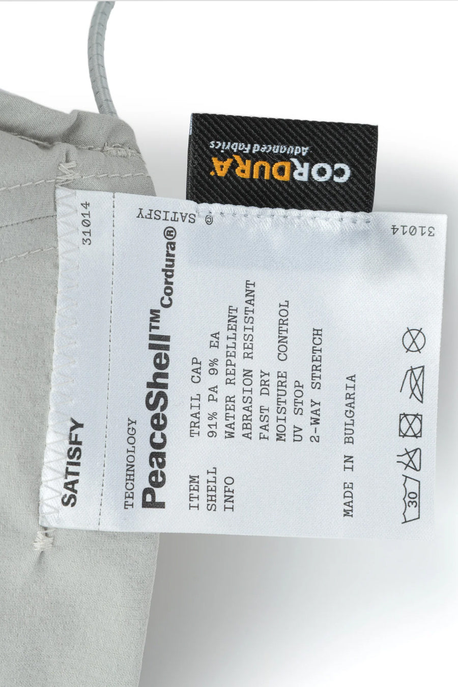 SATISFY - LIGHT GREY PEACESHELL CORDURA TRAIL CAP  - LE LABO STORE