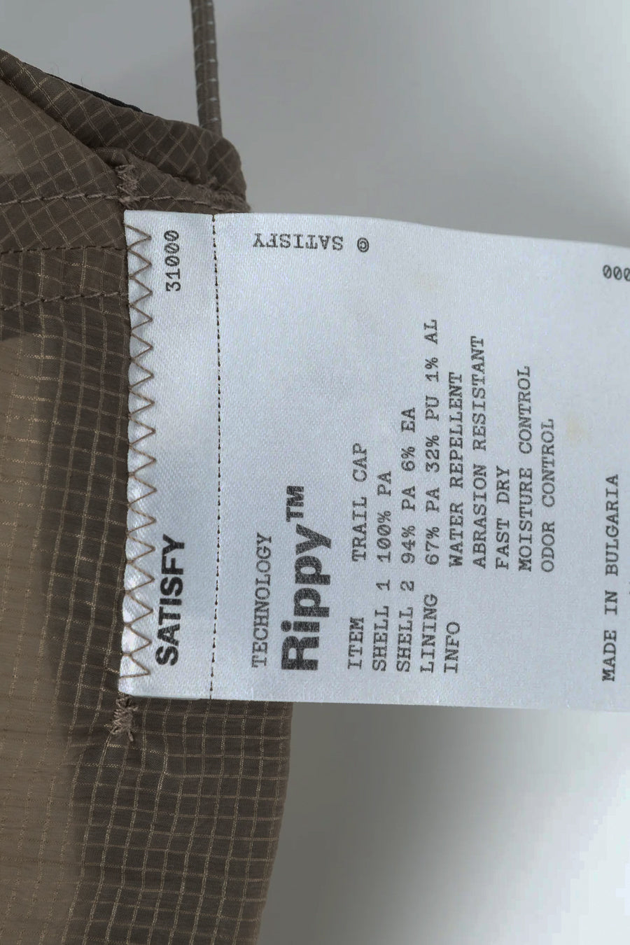 SATISFY - CASQUETTE RIPPY TRAIL SHITAKE - LE LABO STORE