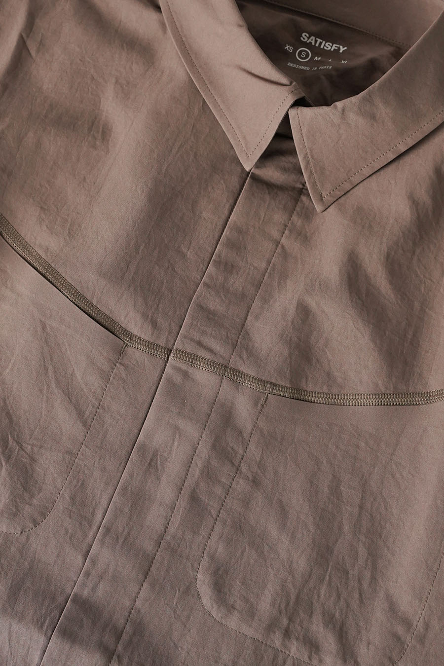 SATISFY - CHEMISE PEACESHELL MARRON - LE LABO STORE