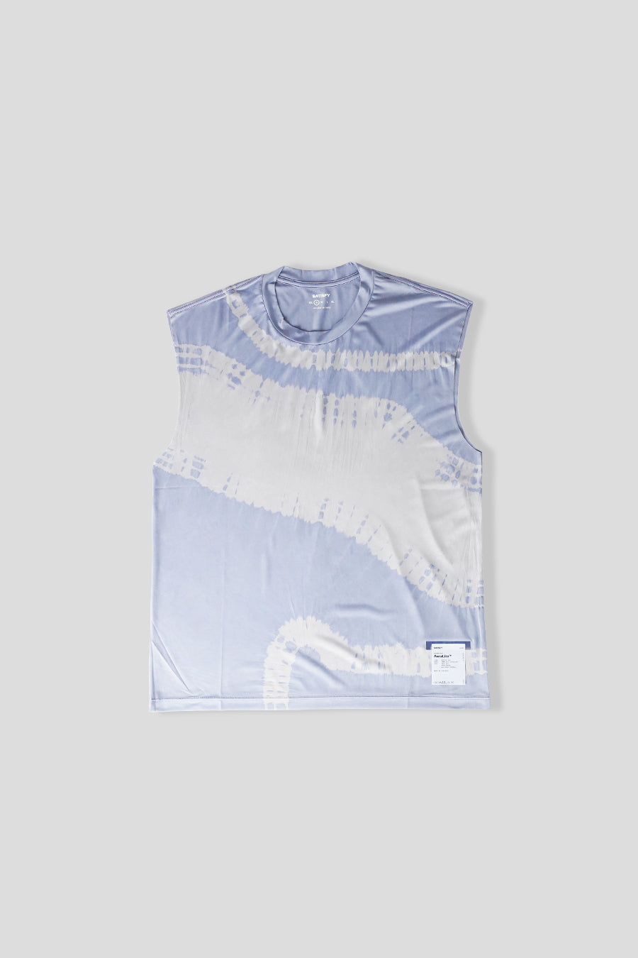 SATISFY - DÉBARDEUR AURALITE MUSCLE TEE MINERAL BLUE GRAY - LE LABO STORE