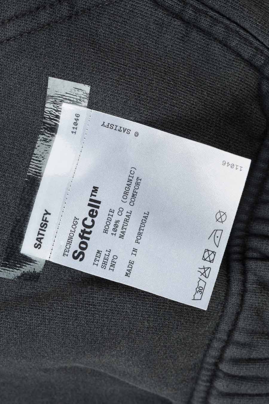 SATISFY - HOODIE SOFTCELL AGED BLACK - LE LABO STORE