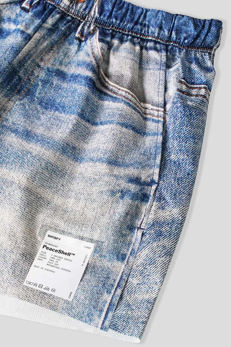 SATISFY - SHORT PEACESHELL 5 DIGITAL DENIM - LE LABO STORE