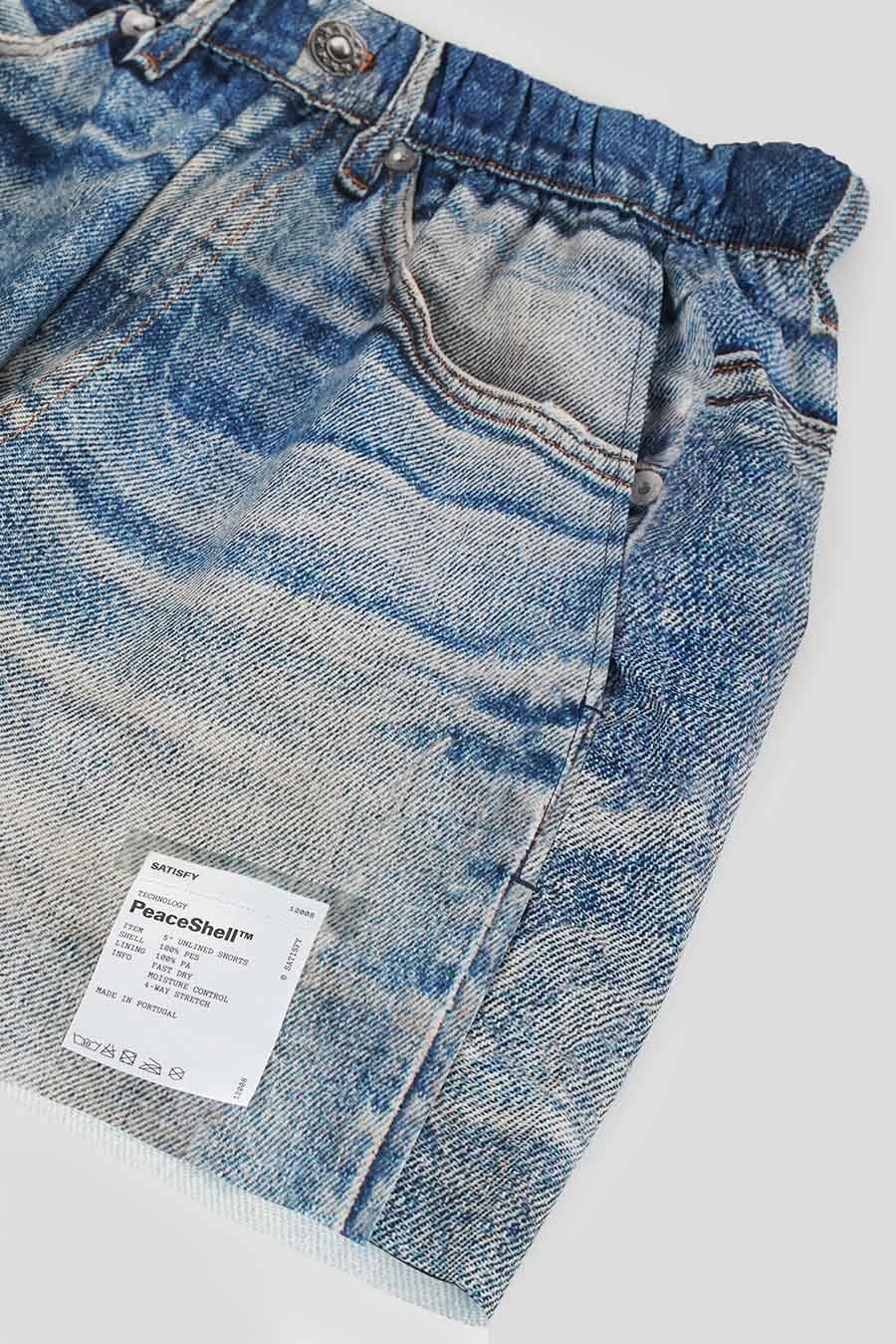 SATISFY - SHORT PEACESHELL 5 DIGITAL DENIM - LE LABO STORE