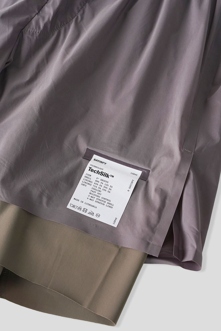 SATISFY - SHORT TECHSILK 8 GRIS - LE LABO STORE
