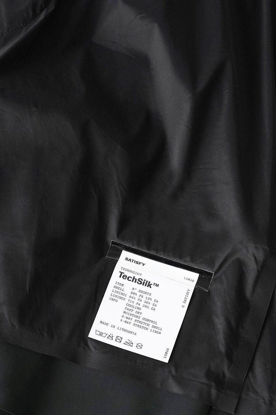 SATISFY - SHORT TECHSILK 8 NOIR - LE LABO STORE