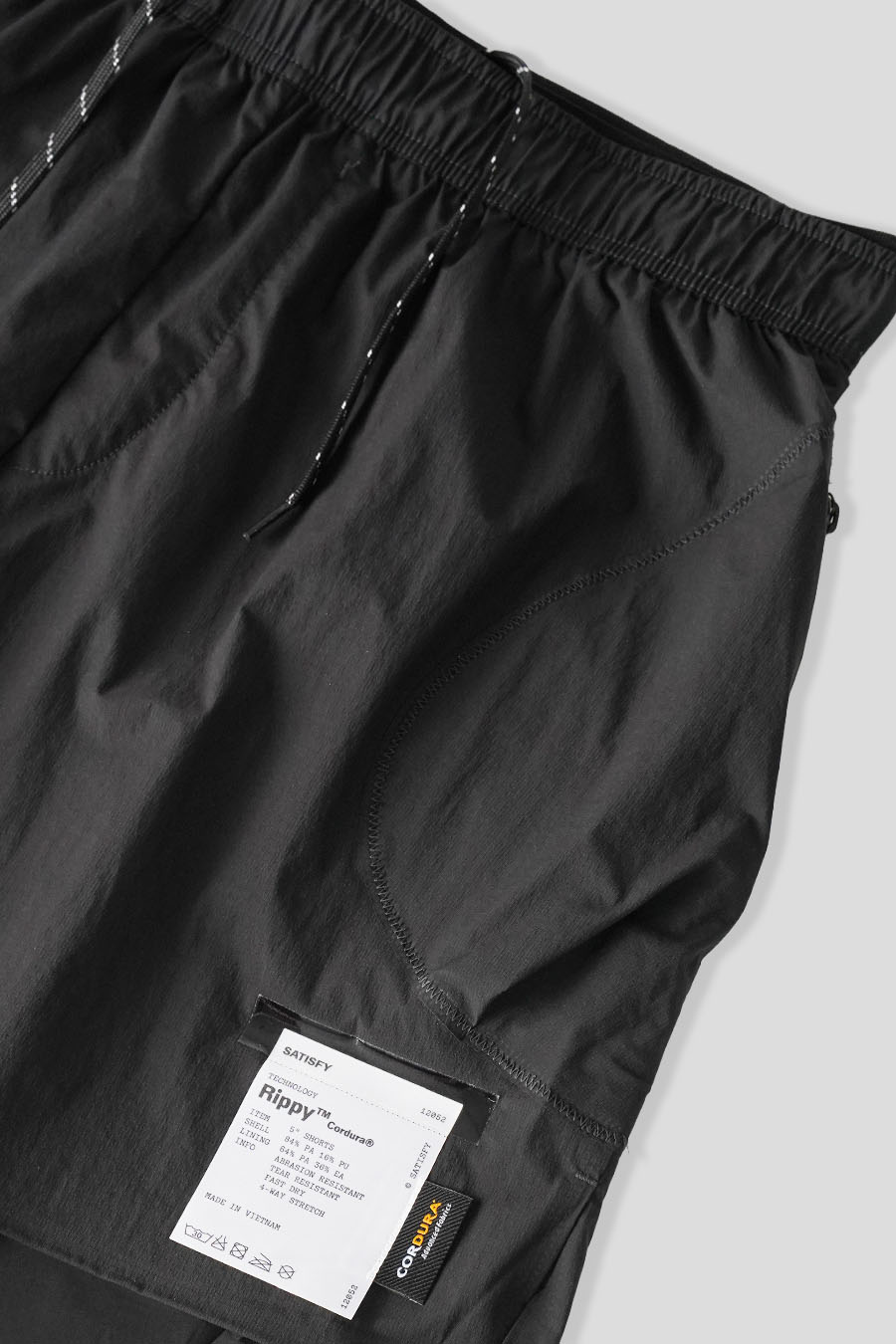 SATISFY - SHORT RIPPY CORDURA 5 NOIR - LE LABO STORE