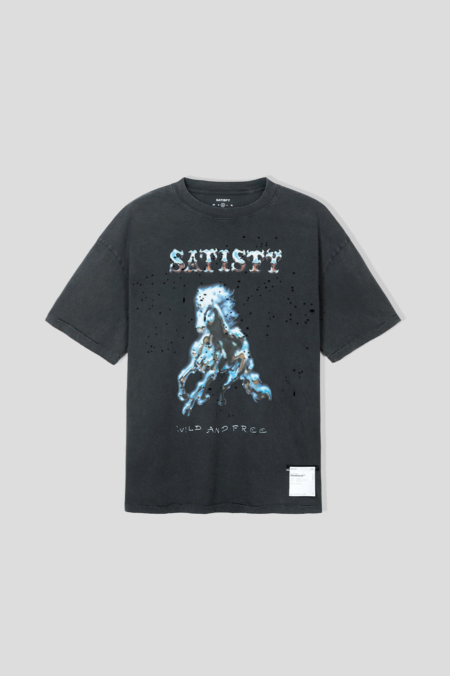 SATISFY - AGED BLACK WILD & FREE MOTHTECH T-SHIRTS - LE LABO STORE