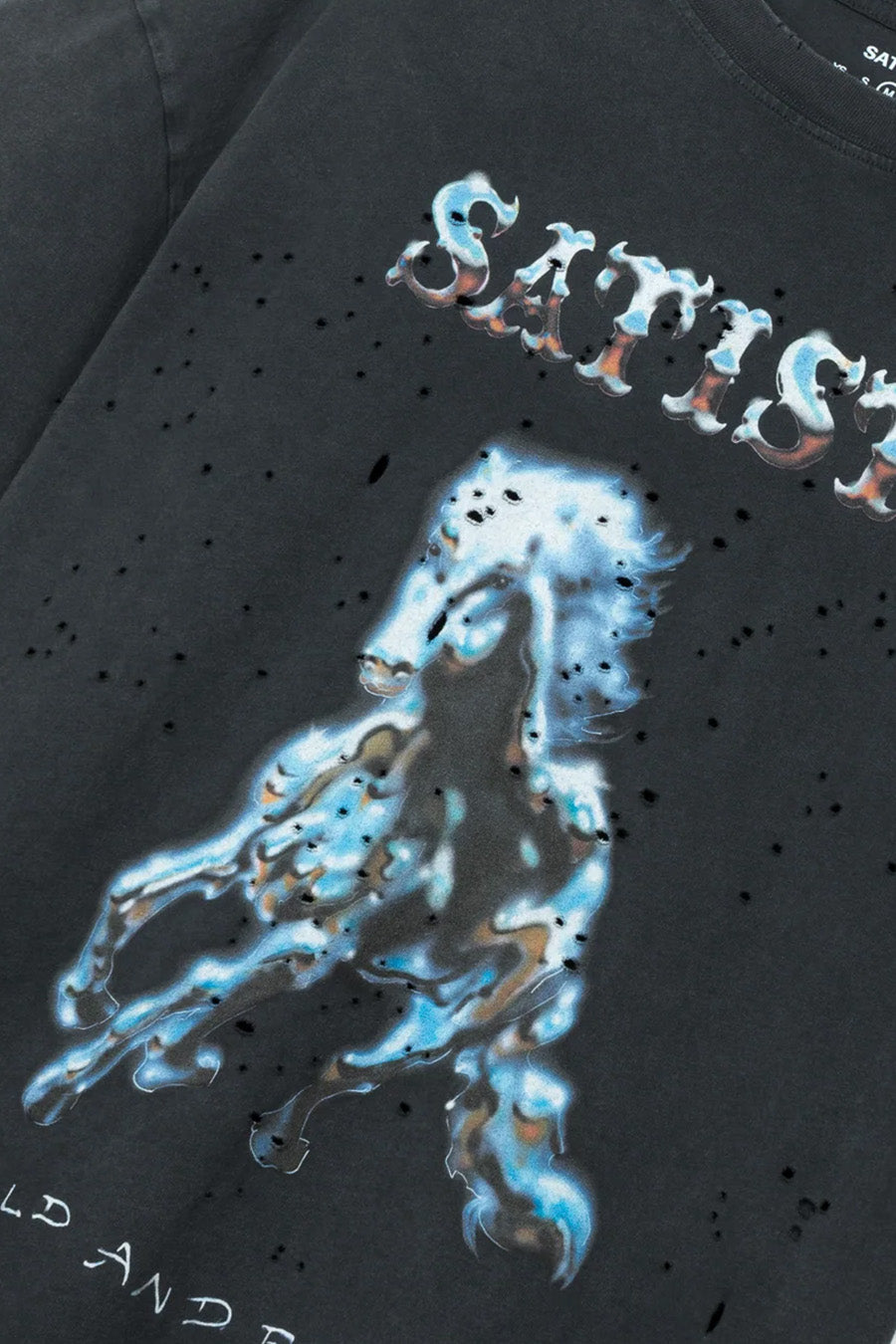 SATISFY - AGED BLACK WILD & FREE MOTHTECH T-SHIRTS - LE LABO STORE