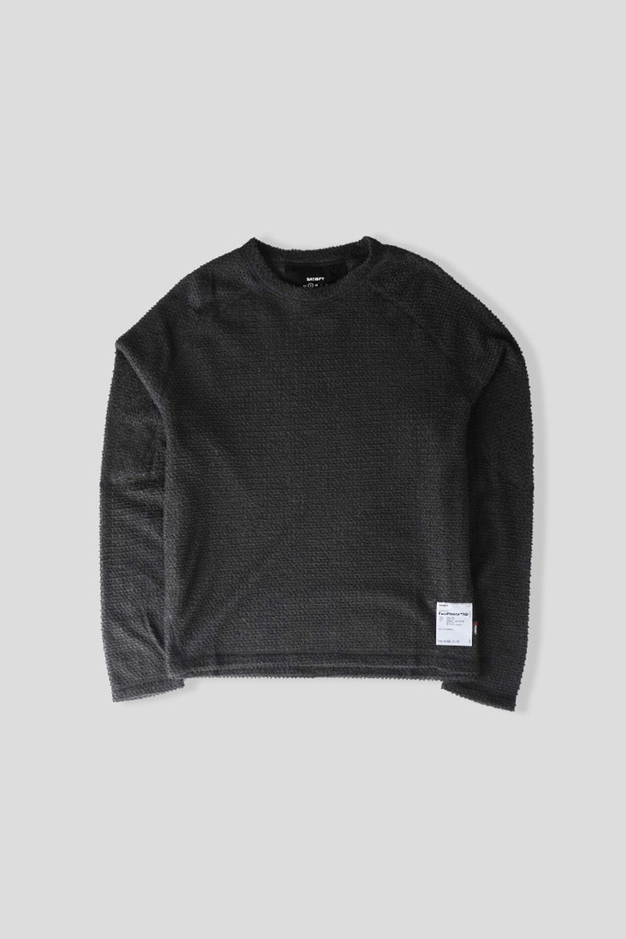 SATISFY - T-SHIRT À MANCHES LONGUES FUZZFLEECE PHANTOM - LE LABO STORE