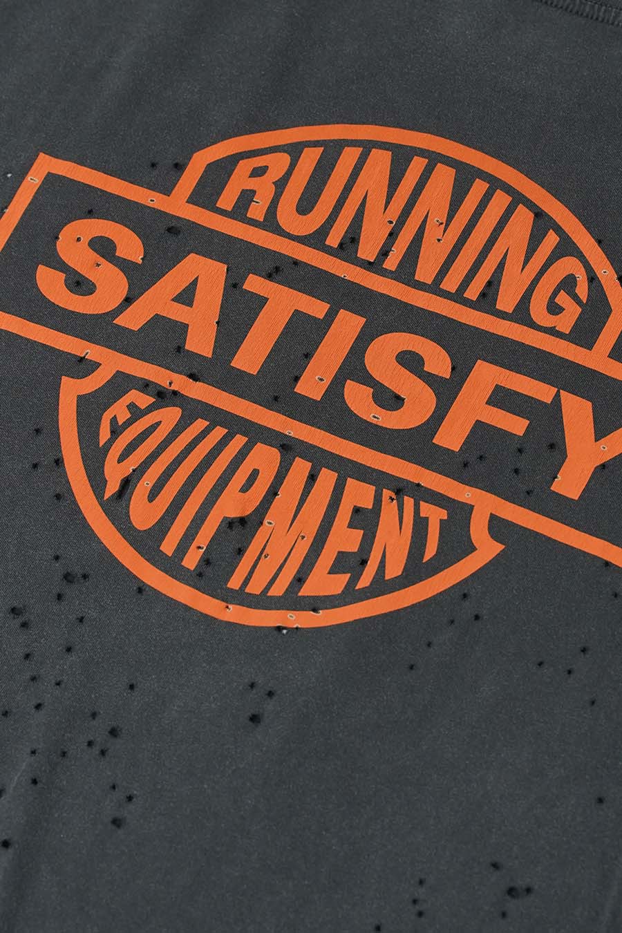 SATISFY - T-SHIRT MOTHTECH EAGLE AGED BLACK - LE LABO STORE