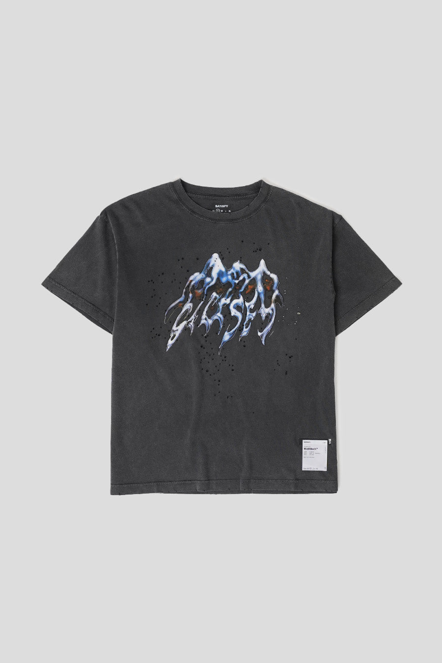SATISFY - T-SHIRT MOTHTECH MOUNTAIN AGED BLACK - LE LABO STORE