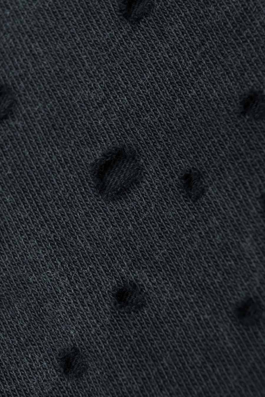 SATISFY - T-SHIRT MOTHTECH NOIR DÉLAVÉ - LE LABO STORE