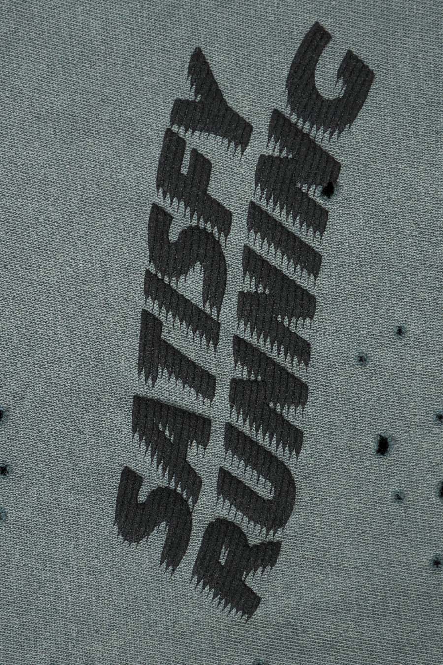 SATISFY - FADED BLACK MOTH TECH LOGO RUNNING T-SHIRT - LE LABO STORE