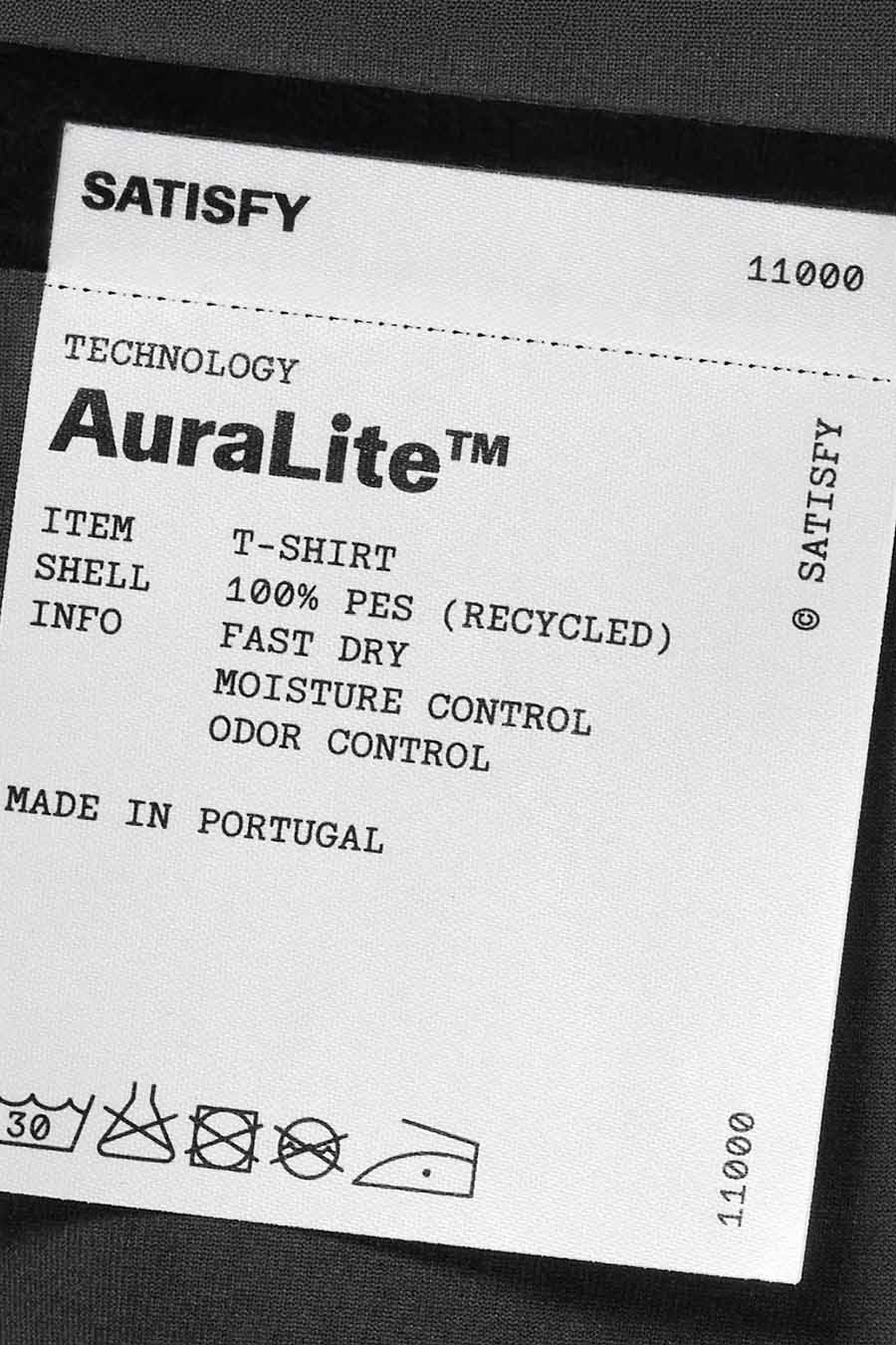 SATISFY - T-SHIRT AURALITE PIGMENT BLACK - LE LABO STORE