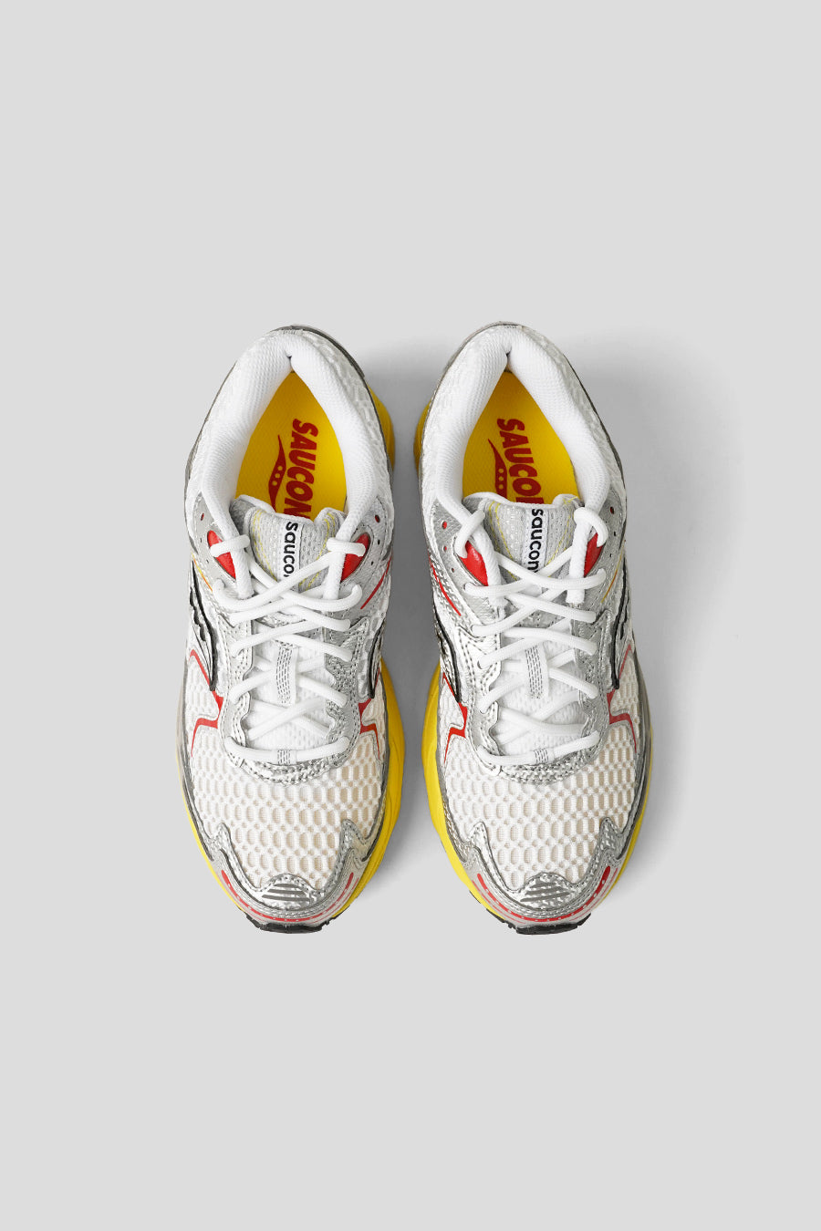 Saucony - SNEAKERS PROGRID RIDE 1 WHITE AND BUTTERCUP - LE LABO STORE
