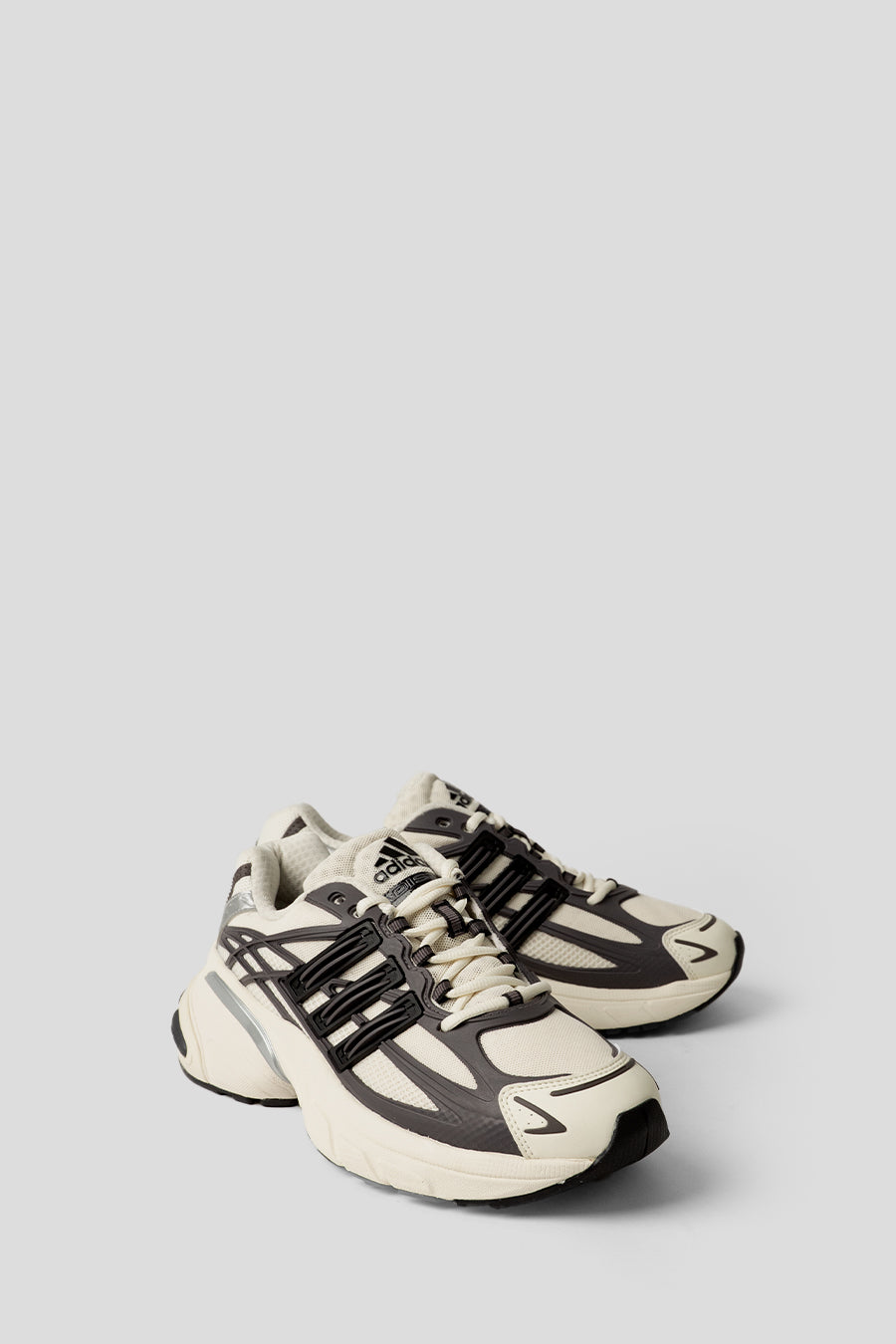 ADIDAS - GREY STRATA, CORE BLACK AND OFF WHITE ADISTAR XLG 2.0 SNEAKERS - LE LABO STORE