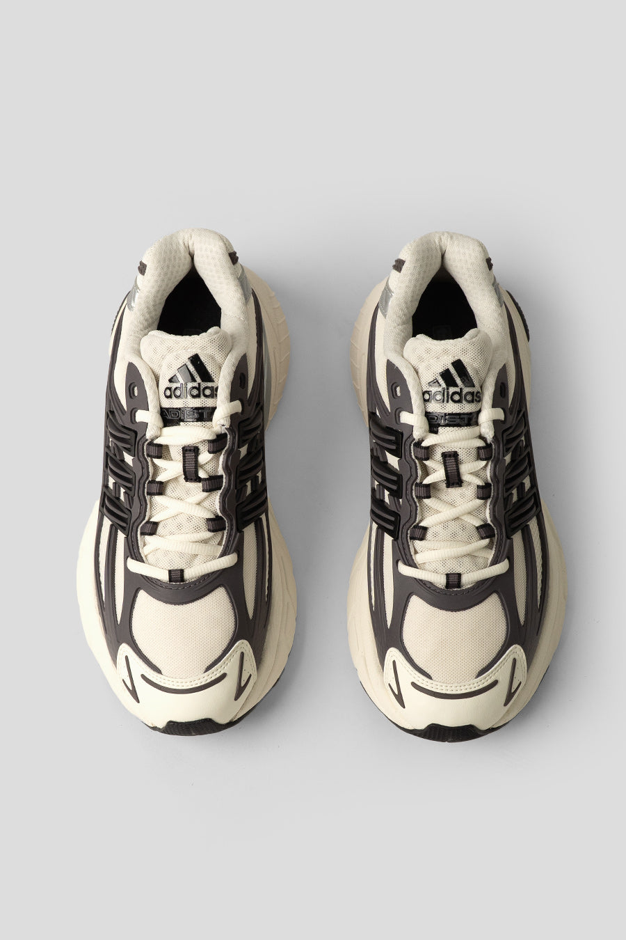 ADIDAS - GREY STRATA, CORE BLACK AND OFF WHITE ADISTAR XLG 2.0 SNEAKERS - LE LABO STORE