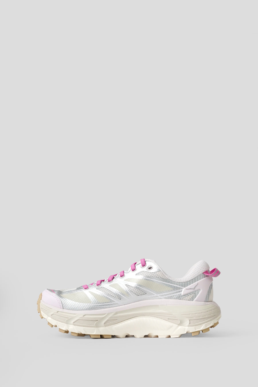 HOKA ONE ONE - SNEAKERS MAFATE SPEED 2 SILVER ET LILAC CREAM - LE LABO STORE