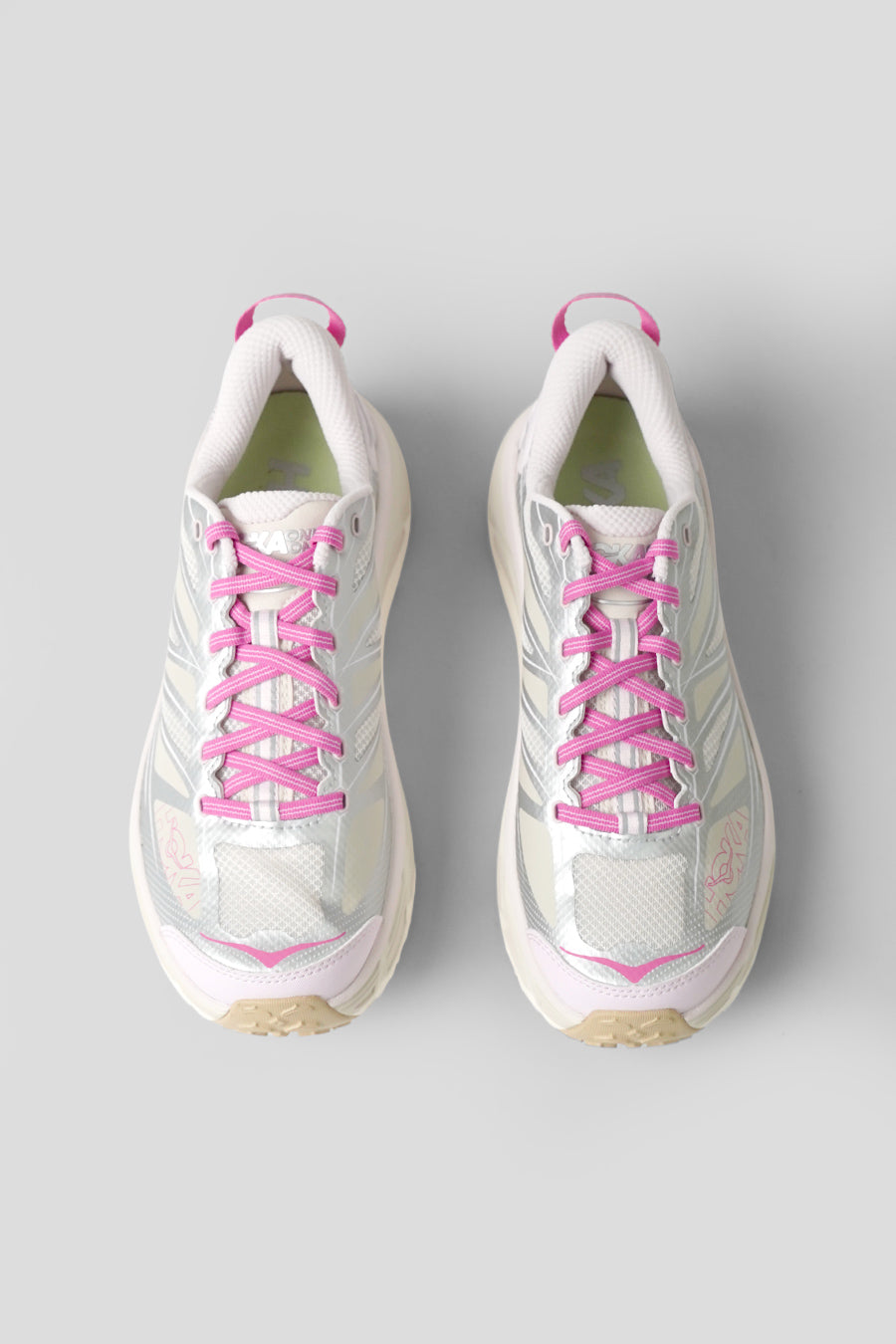HOKA ONE ONE - SNEAKERS MAFATE SPEED 2 SILVER ET LILAC CREAM - LE LABO STORE