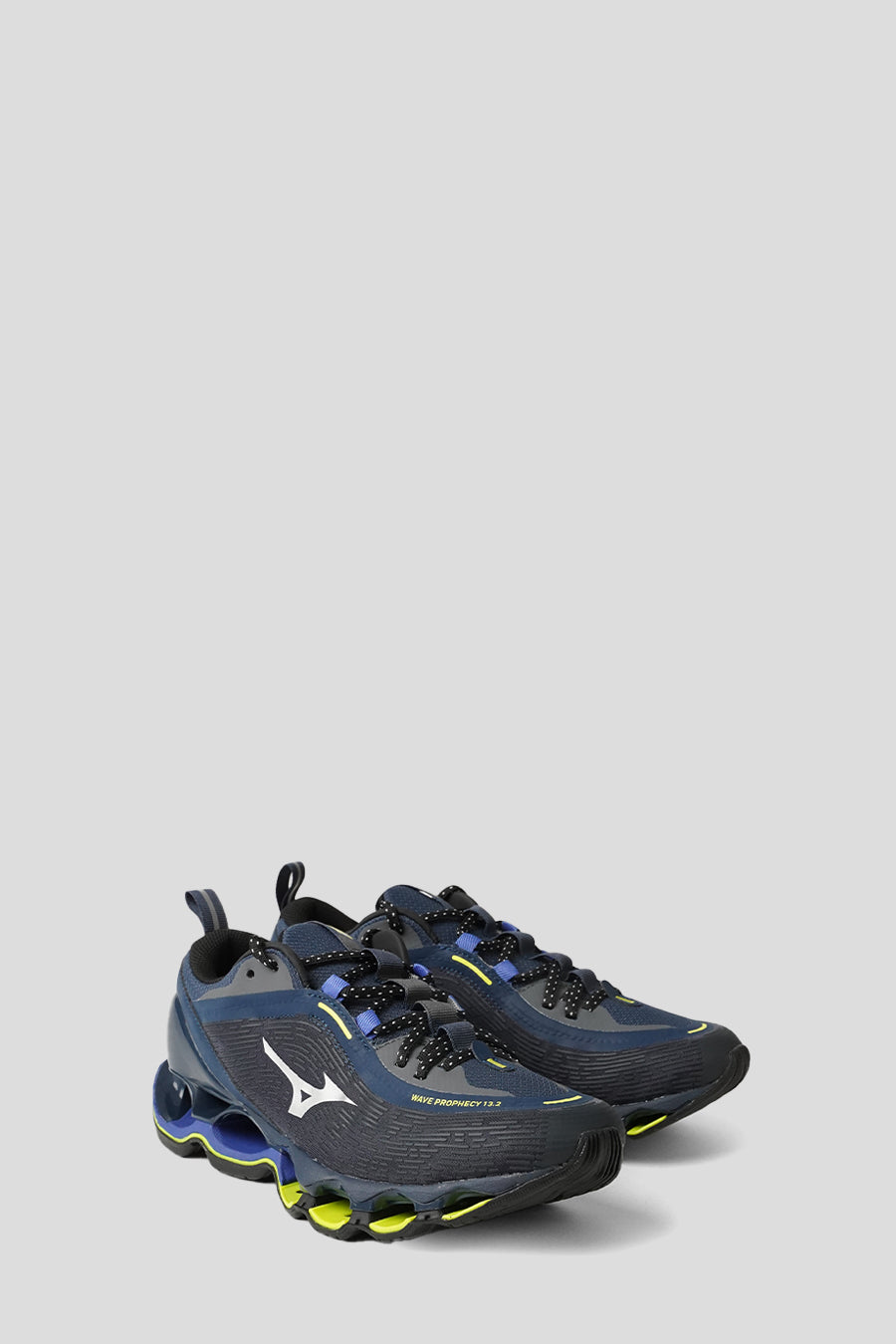 Mizuno - SNEAKERS WAVE PROPHECY 13.2 NAVY, GREEN AND SILVER - LE LABO STORE