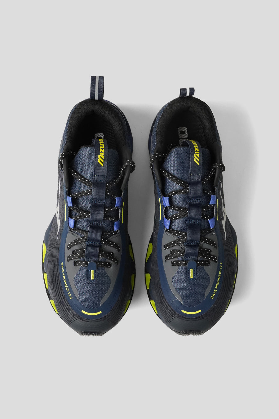 Mizuno - SNEAKERS WAVE PROPHECY 13.2 NAVY, GREEN AND SILVER - LE LABO STORE