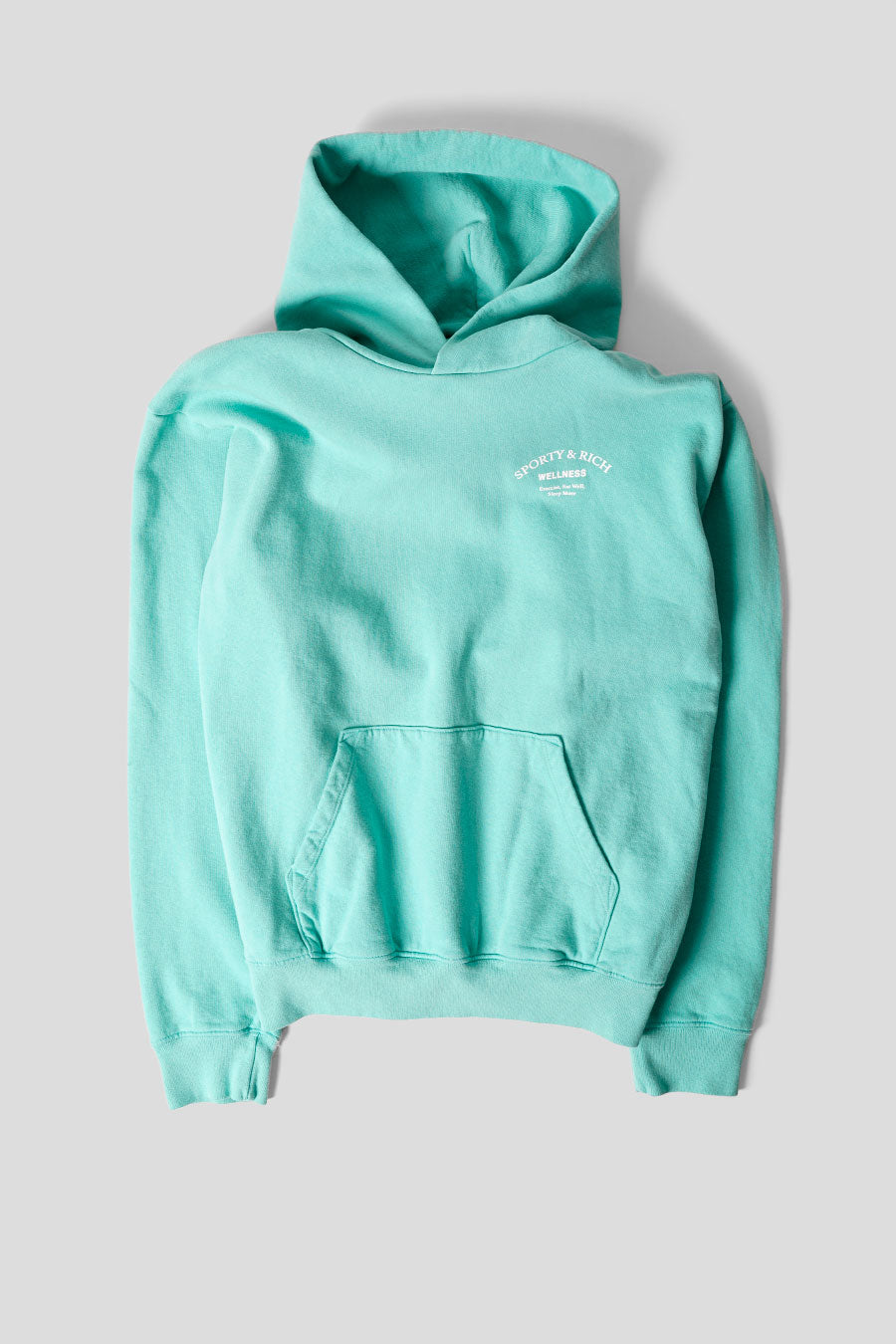 Sporty and rich hoodie green Clearance